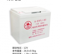 广东胶体蓄电池6-evf-80